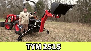 TYM 2515 Review. Working the Backhoe Real World