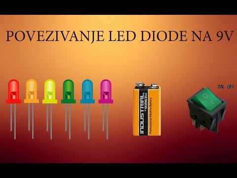 Video: Ali je LED mogoče priključiti neposredno na 9v baterijo?