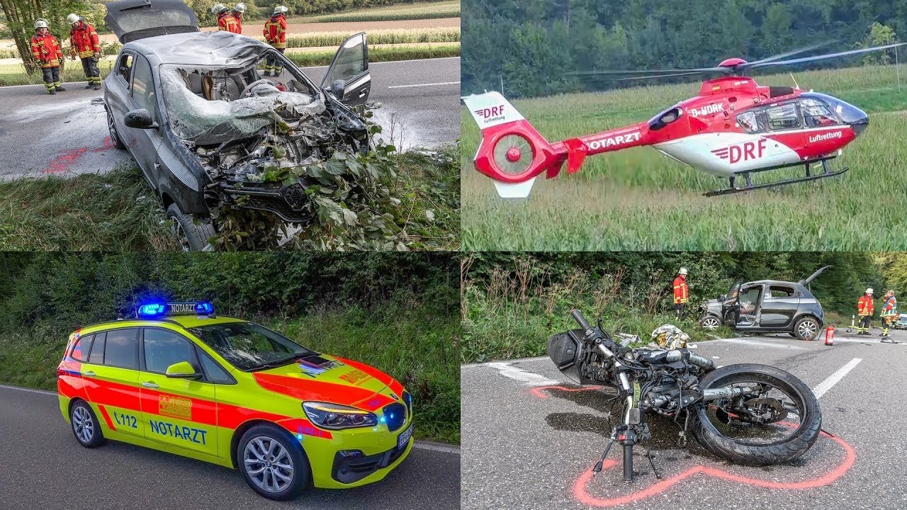 [HORROR: BIKER (18) & FRAU (27) von BRENNENDEM BENZIN übergossen] TÖDLICHER FRONTALUNFALL | EINSATZ