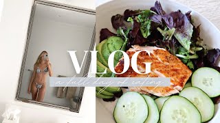 VLOG: what I eat in a day after traveling + getting back into routine //