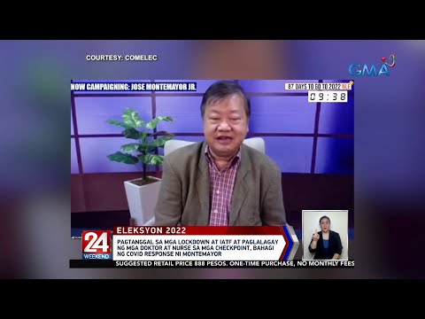 Nangampanya sa e-rally platform ng COMELEC kagabi ang iba pang tumatakbo sa pagka-pangulo | 24 Oras