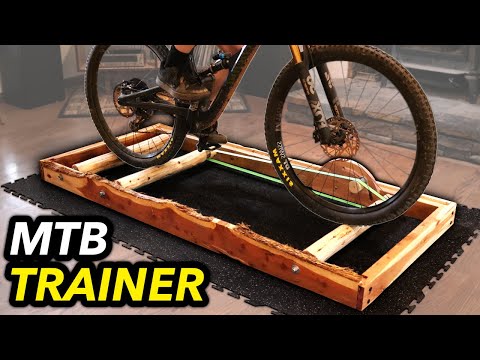 How To Build DIY Bike Rollers with Logs for EXTREME Indoor Biking!