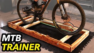 How To Build DIY Bike Rollers with Logs for EXTREME Indoor Biking!