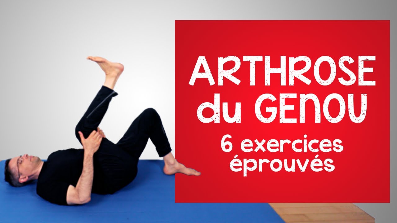 Arthrose du genou: 6 exercices éprouvés (force et souplesse) 
