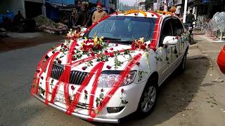 Wedding Car Decoration Tutorial || How to decorate a wedding car