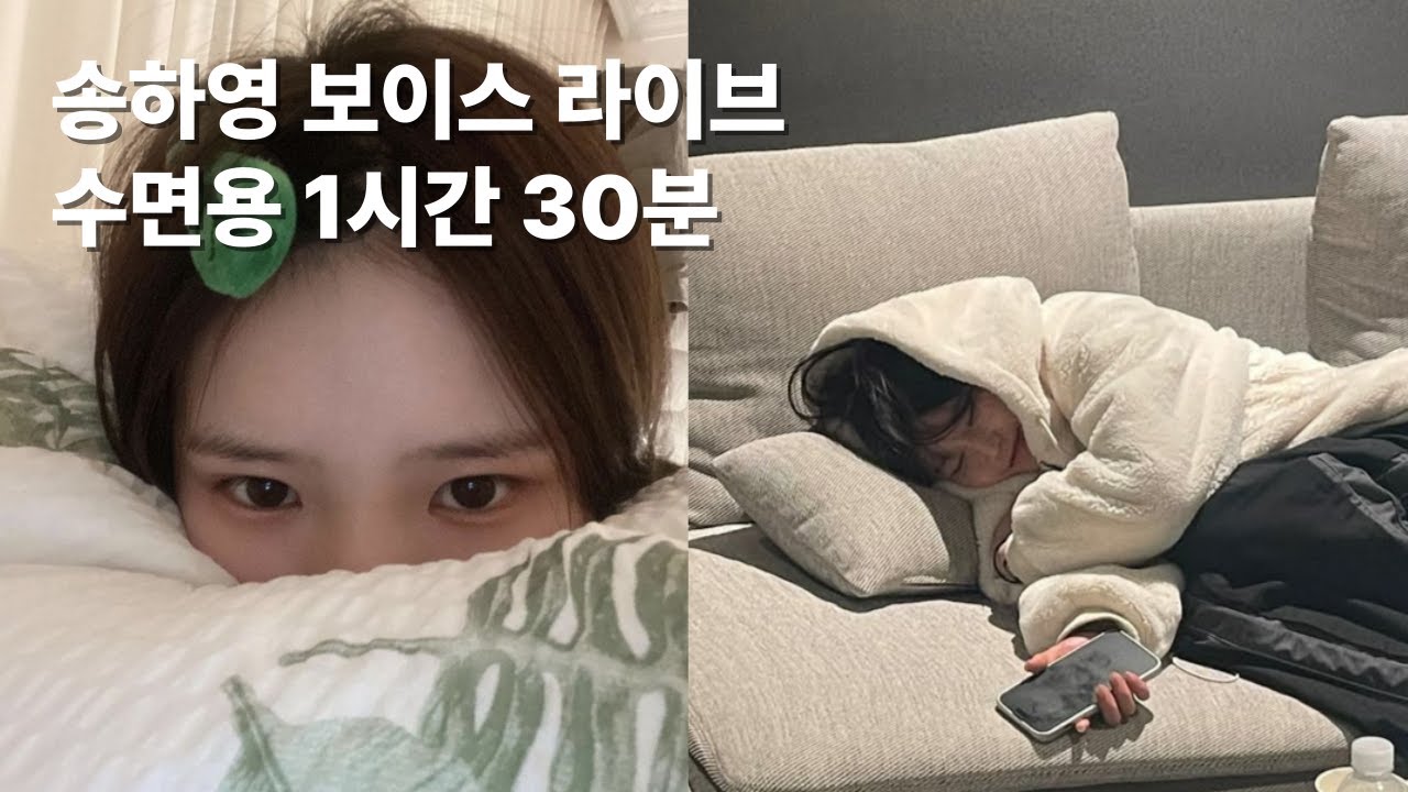 송하영 보이스 라이브 수면용 1시간 30분