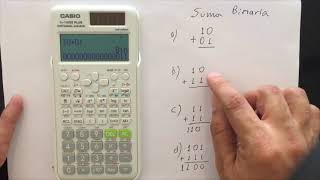 SUMA BINARIA con Calculadora Casio