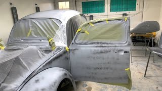 73 Volkswagen bug GETS PAINTED!