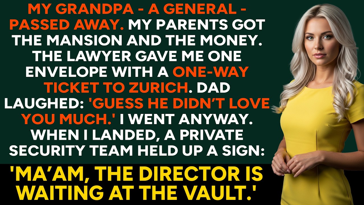 My Dad Mocked My Inheritance — Until I Found the  Billion Secret in Zurich...