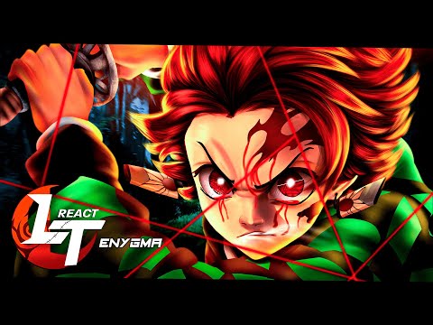 |🌊☀️• Kamado Family + Yoriichi |REACT: Rap do Tanjiro ( Hinokame Kagura )[ @Enygma_Music ] #125 •|
