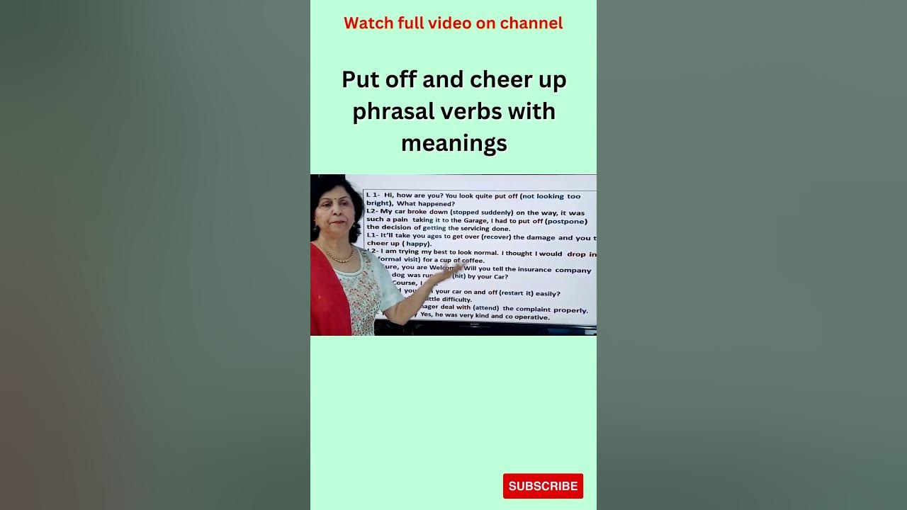 put-off-and-cheer-up-phrasal-verbs-with-meanings-shorts