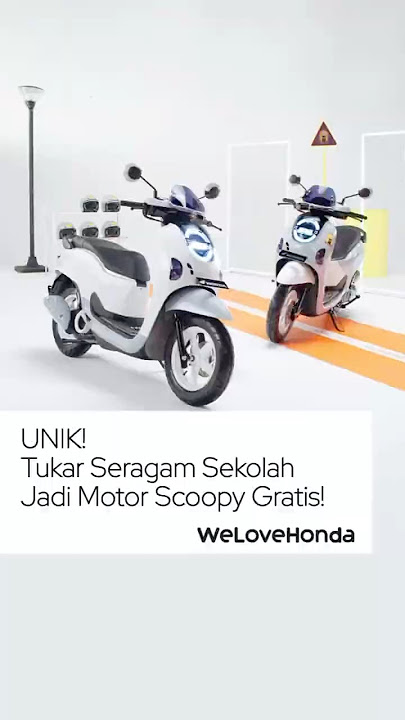 Unik! Tukar Seragam Sekolah jadi Motor Scoopy Gratis!