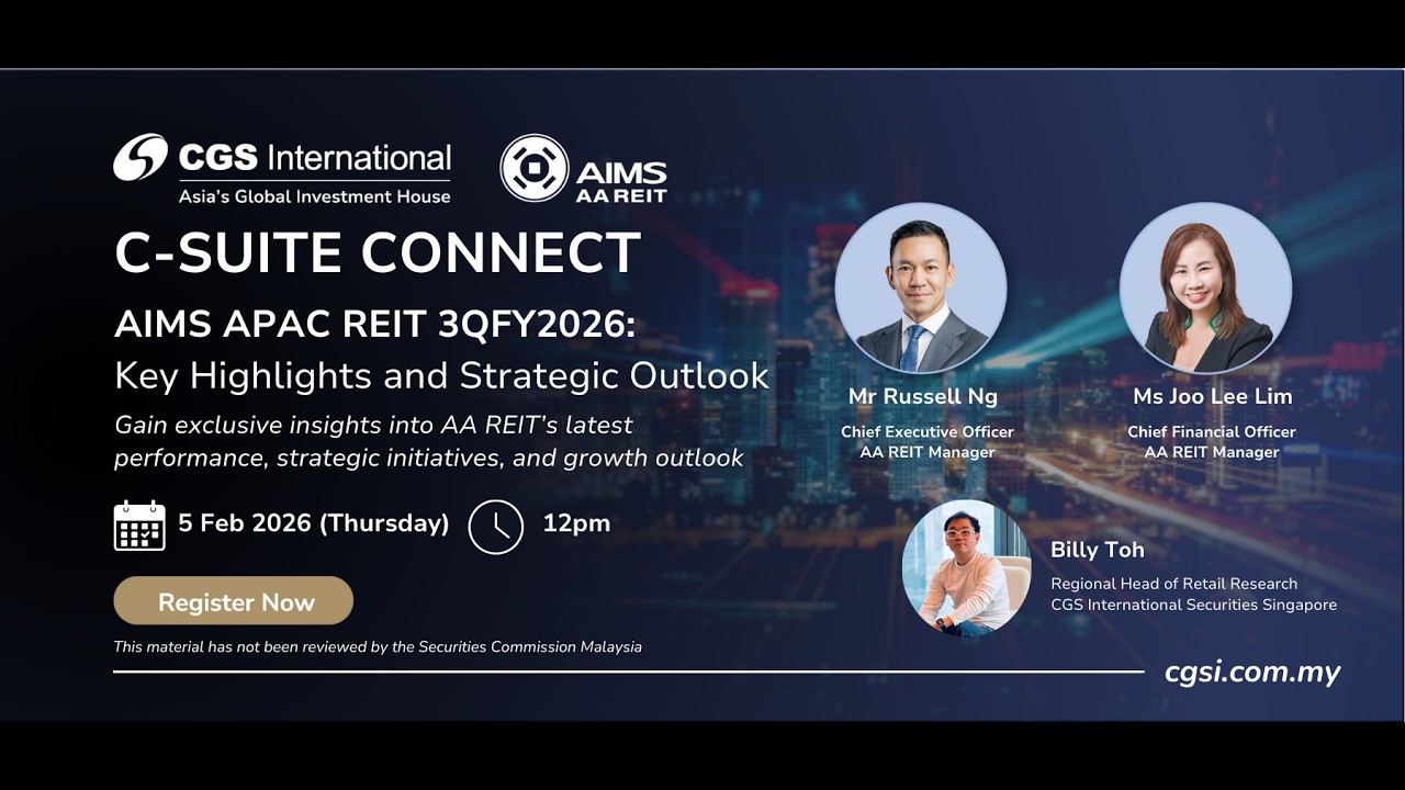 Webinar Recap | AIMS APAC REIT 3QFY2026 Key Highlights & Strategic ...