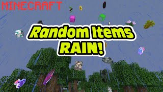 Random Items Rain! Minecraft Data Pack 1.17.1