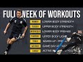 My COMPLETE Weekly Gym Routine during Season