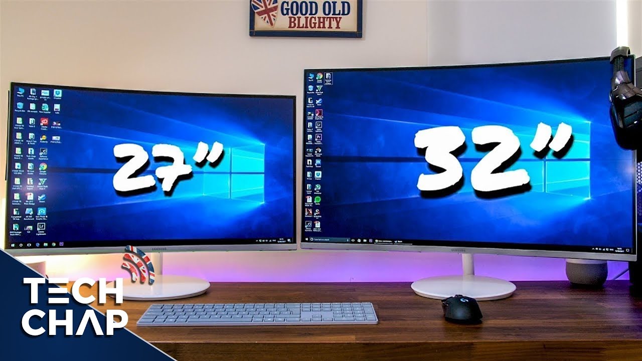 Samsung QUANTUM DOT Curved Monitor Review - 27 & 32 CH711