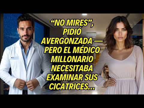 “No mires”, pidió avergonzada — pero el médico millonario necesitaba examinar sus cicatrices…