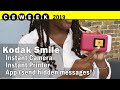 Kodak's Smile line of Instant Cameras & Printers @CE Week 2019