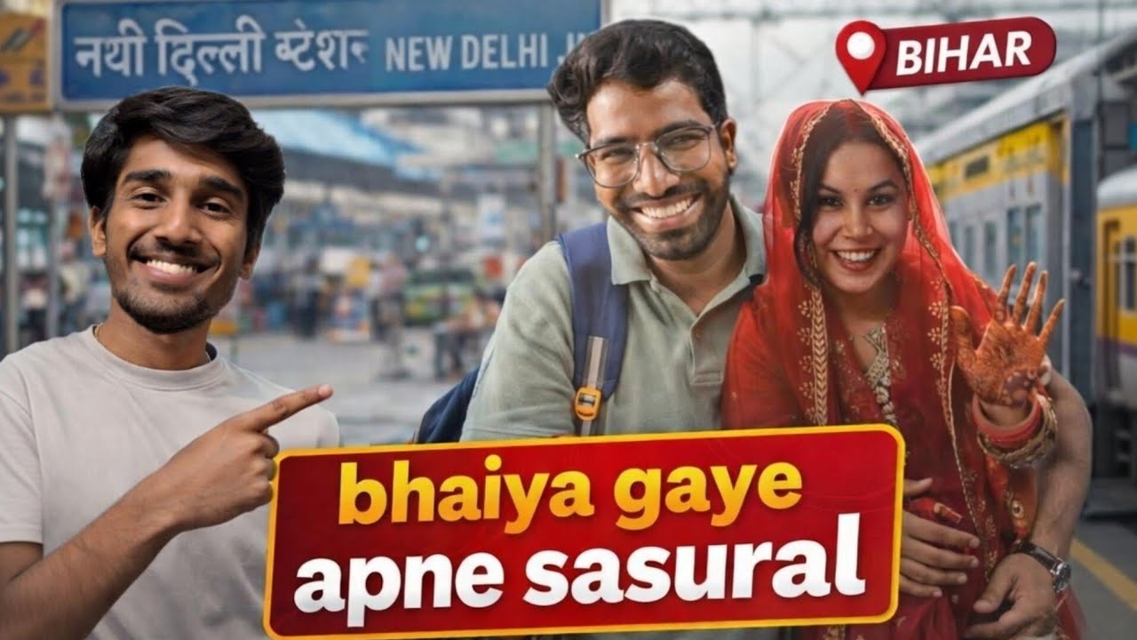 Bhaiya Gaye Apne Sasural | BIHAR📍| Shaadi Ke Baad Pehli Baar Ja Rahi Hai Bhabhi Apne Ghar |#viral 