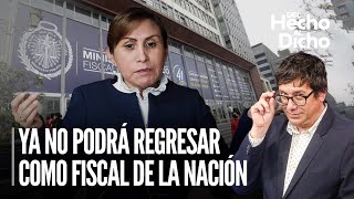PODER JUDICIAL SUSPENDE a PATRICIA BENAVIDES por 2 años | Del Hecho Al Dicho con Jaime Chincha