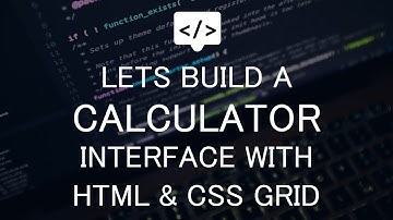 LETS BUILD A CALCULATOR INTERFACE WITH HTML AND CSS