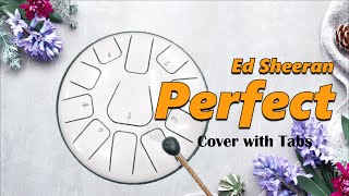 PERFECT (Ed Sheeran) - 11 note steel tongue drum / tank drum cover with tabs