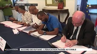 Accord de Guyane : l'éducation passée au crible