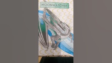 Coloring Moonwatcher From Wings of Fire!! 🐉🔥 Requested by @Moonwatcher_Editz