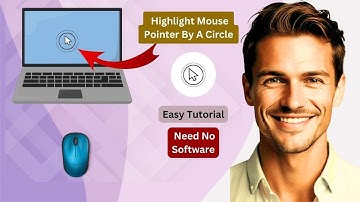 How to highlight mouse pointer by a circle|How to get circle around cursor