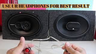 Infinity Kappa 693.11 6x9 VS Rockford Fosgate R169X3 Prime Best 6x9 speaker sound and bass test