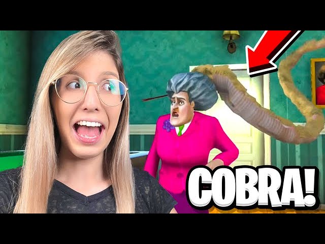 A PROFESSORA MALVADA FOI TROLLADA COM UMA COBRA! (Scary Teacher 3D) 