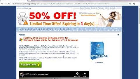FUJITSU SP25 Scanner Software Utility for Microsoft Driver Utility For Windows 7 10 Download