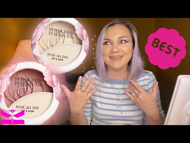 PHYSICIANS FORMULA ROSE ALL DAY SET AND GLOW POWDER REVIEW