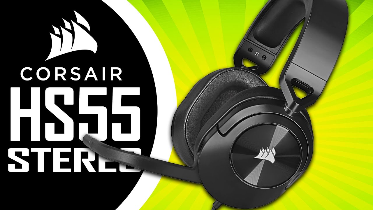 New Corsair HS55 Core Carbon Wireless Gaming Headset for PC, Mac