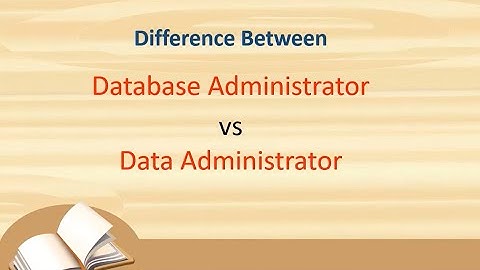 Data Administrator vs Database Administrator | who is DA and DBA in DBMS | by The Learn Tutorials |