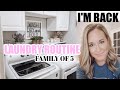 *NEW* LAUNDRY ROUTINE 2020 / Organized Laundry Schedule for Family of 5