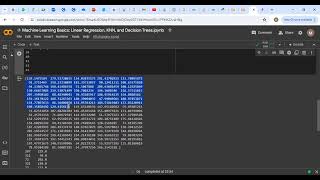 Python Linear Regression KNN and Decision Trees