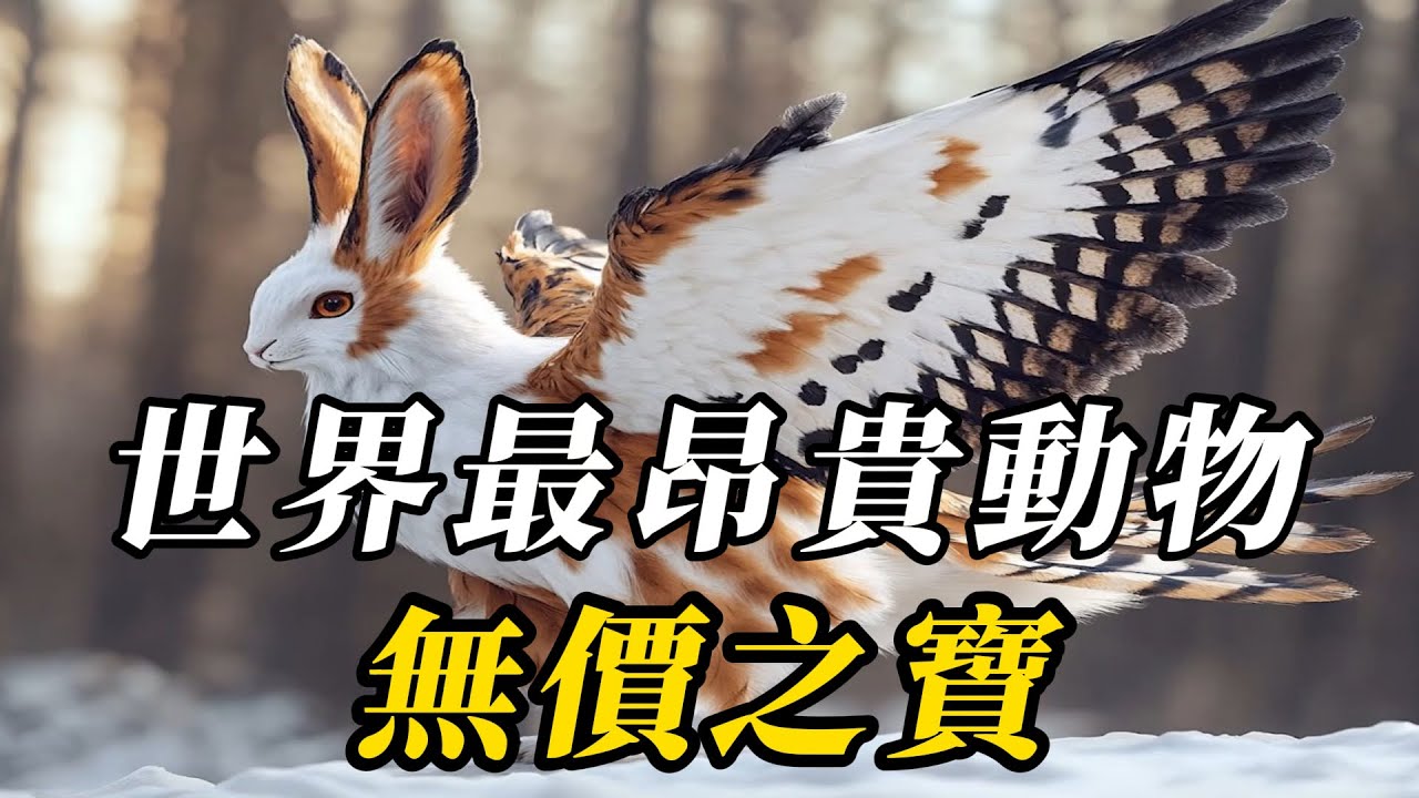 全世界最昂貴的10種動物，第八名底價200歐元被拍出160萬歐元天價！第壹名壹只可抵輛車！#世界之最 #动物 #百科密码 #科普 #动物世界