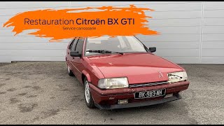 Restauration carrosserie d'une Citroën BX GTI