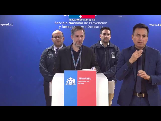 #JuntosChileSeCuida Autoridades entregan actualización sobre evento meteorológico en zona norte