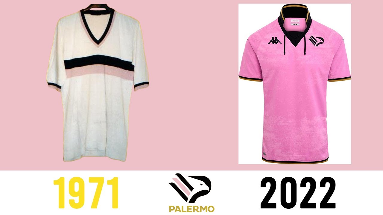 Palermo Football Kit History 1971 2022