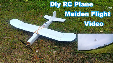 DIY RC PLANE Maiden video Part-2   #Rcplane #diyrcplane  #maidenflight #rcairplane #scratchbuild