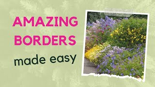 How to plant a beautiful herbaceous border  your complete guide