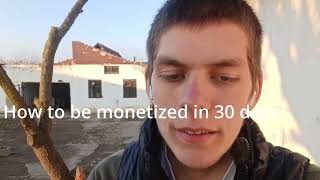 How to Break the Algorithm and Monetize in 30 Days