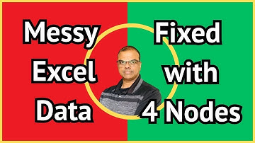 Clean Excel Data Automatically | KNIME Tutorial for Beginners