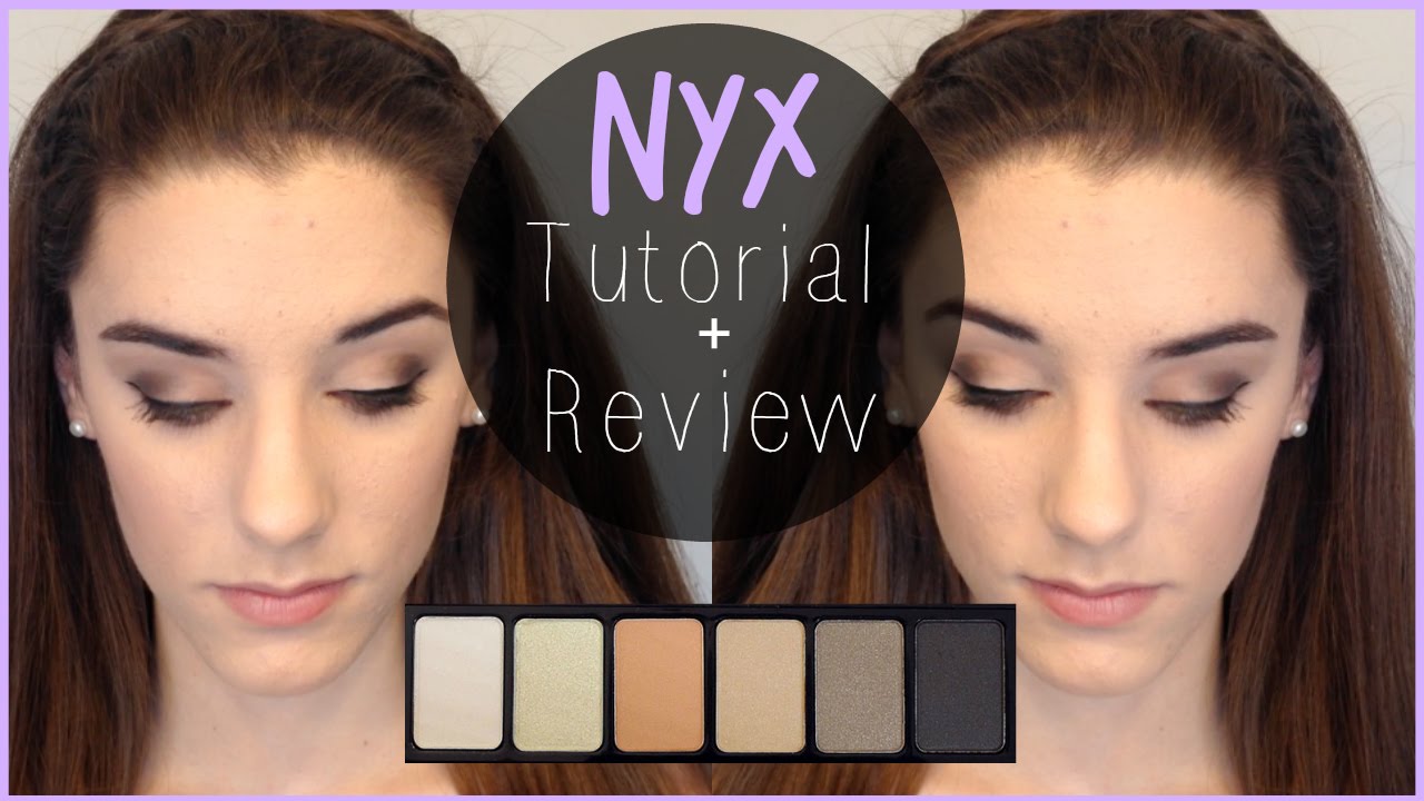 NYX Natural Eyeshadow Tutorial And Review YouTube