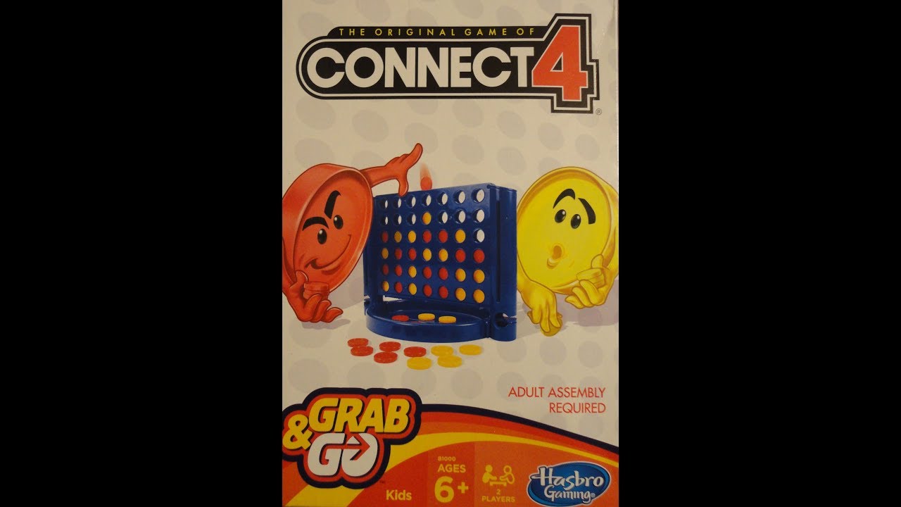 Travel Size Hasbro Connect 4 Grab and Go Game 