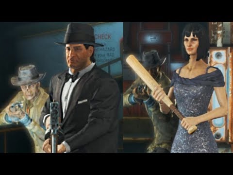 Видео: Fallout 4 - малко вероятно Valentine, Nick Valentine, Vault 114, Station Park Station