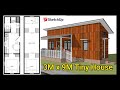 Tiny house idea for 3m x 9m