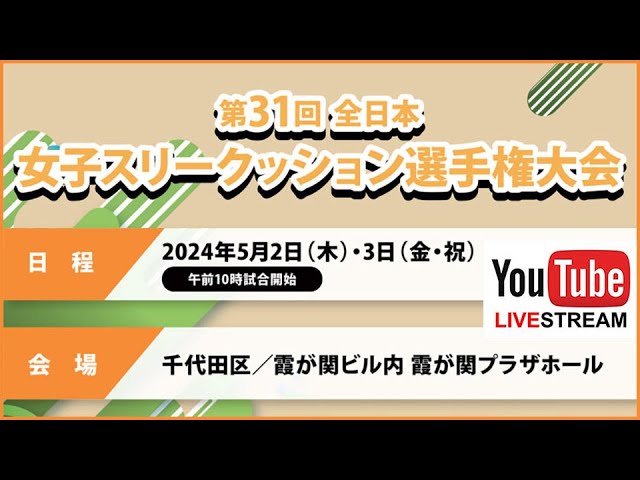 【T1】第31回 全日本女子3C選手権：